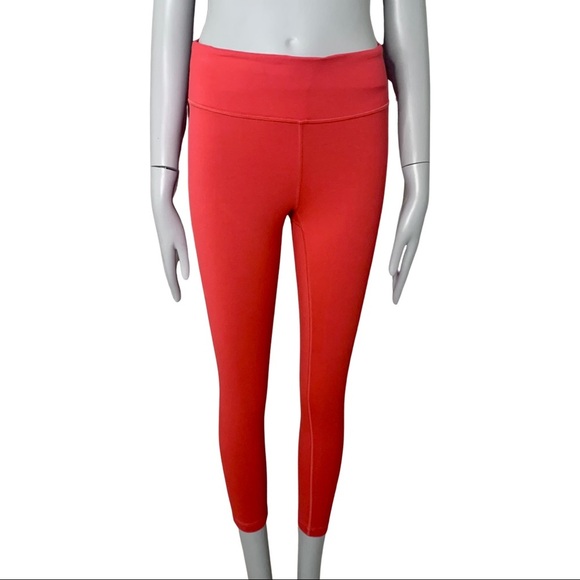 OUTDOOR VOICES TechSweat Red Cropped Leggings Tights Size XS - Picture 6 of 14